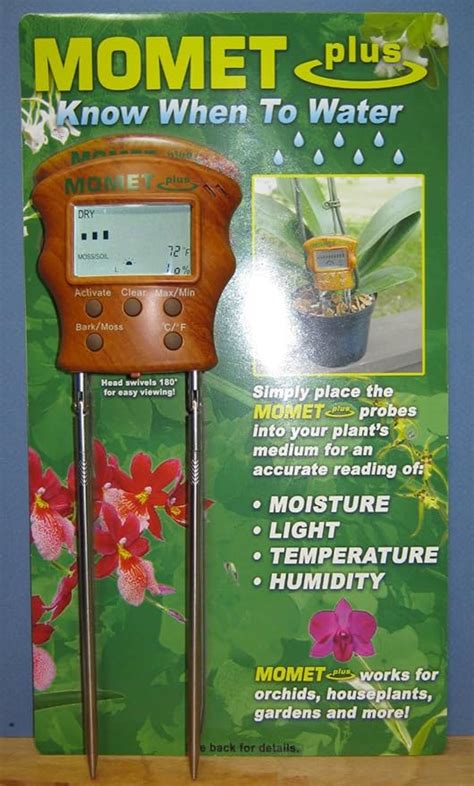 custom moment plus orchid moisture meter|orchid humidity meter.